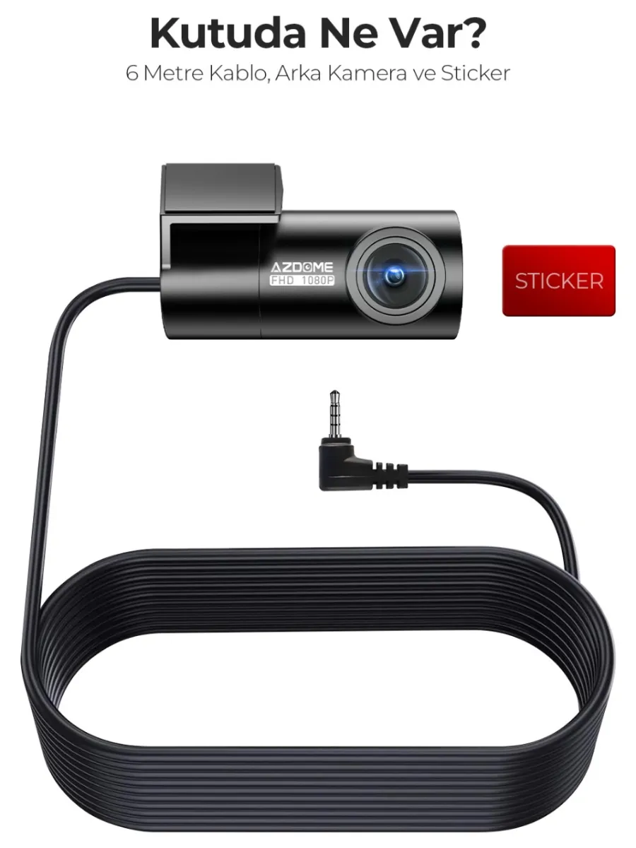 AZDOME S58 4G 3 Kameralı Dash Cam Detay 5