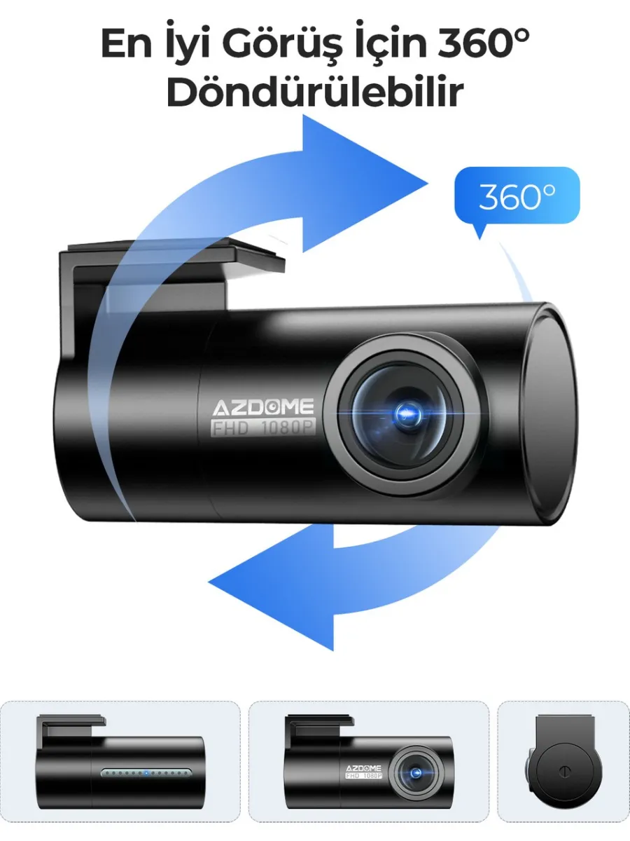 AZDOME S58 4G 3 Kameralı Dash Cam Detay 7