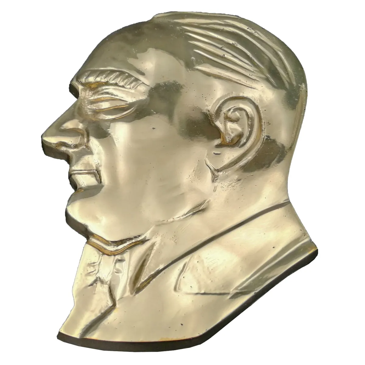 Kalender Döküm Pirinç Döküm Atatürk Silueti 20Cm Detay 3