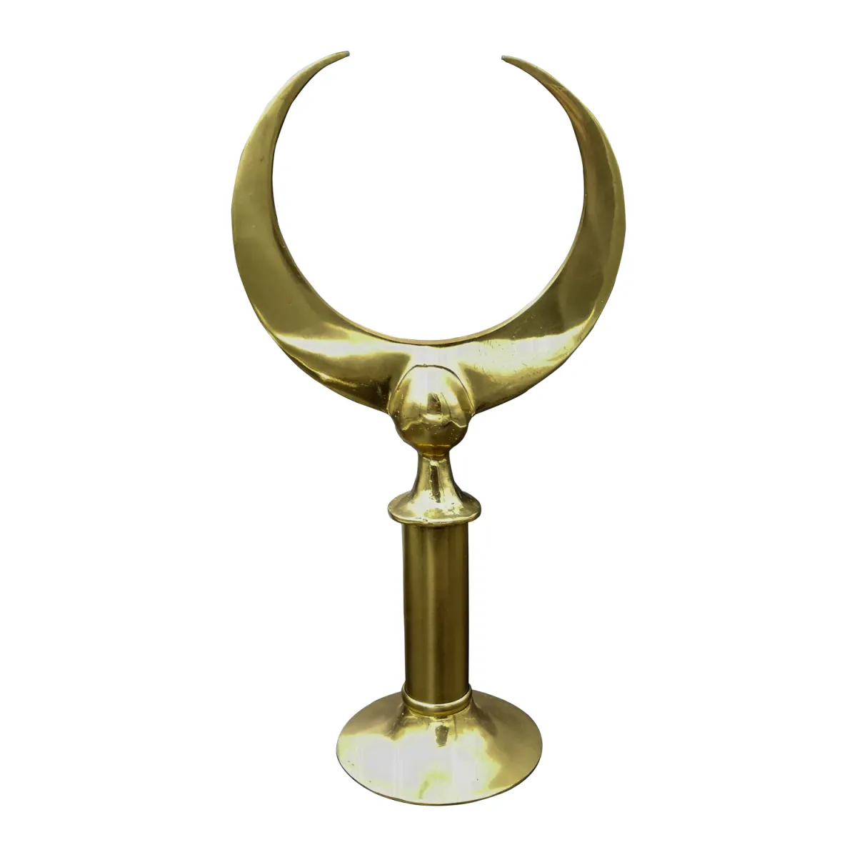 Kalender Döküm Pirinç Döküm Dini Obje Hilal 31Cm Detay 5