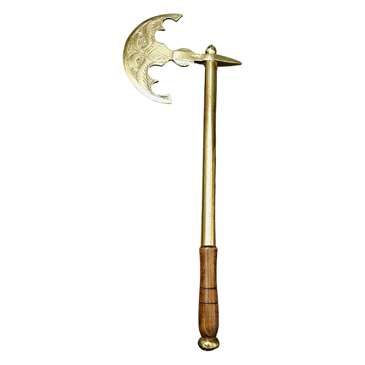 Kalender Döküm Pirinç Döküm Duvar Süsü Büyük Balta 53Cm Detay 1