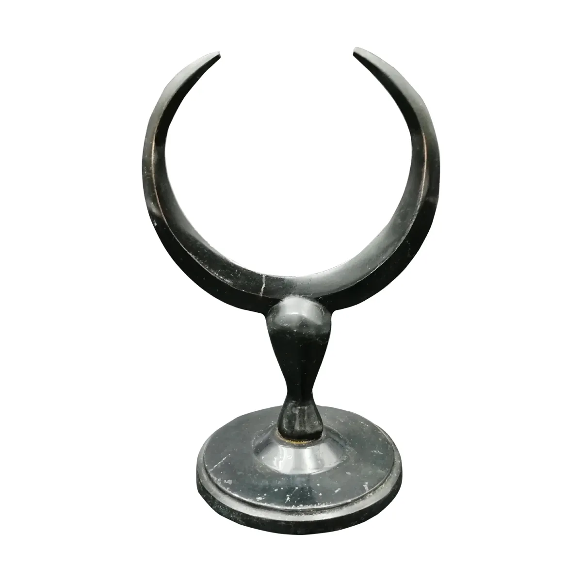 Kalender Döküm Pirinç Döküm Eskitilmiş Dini Obje Hilal 16.5Cm