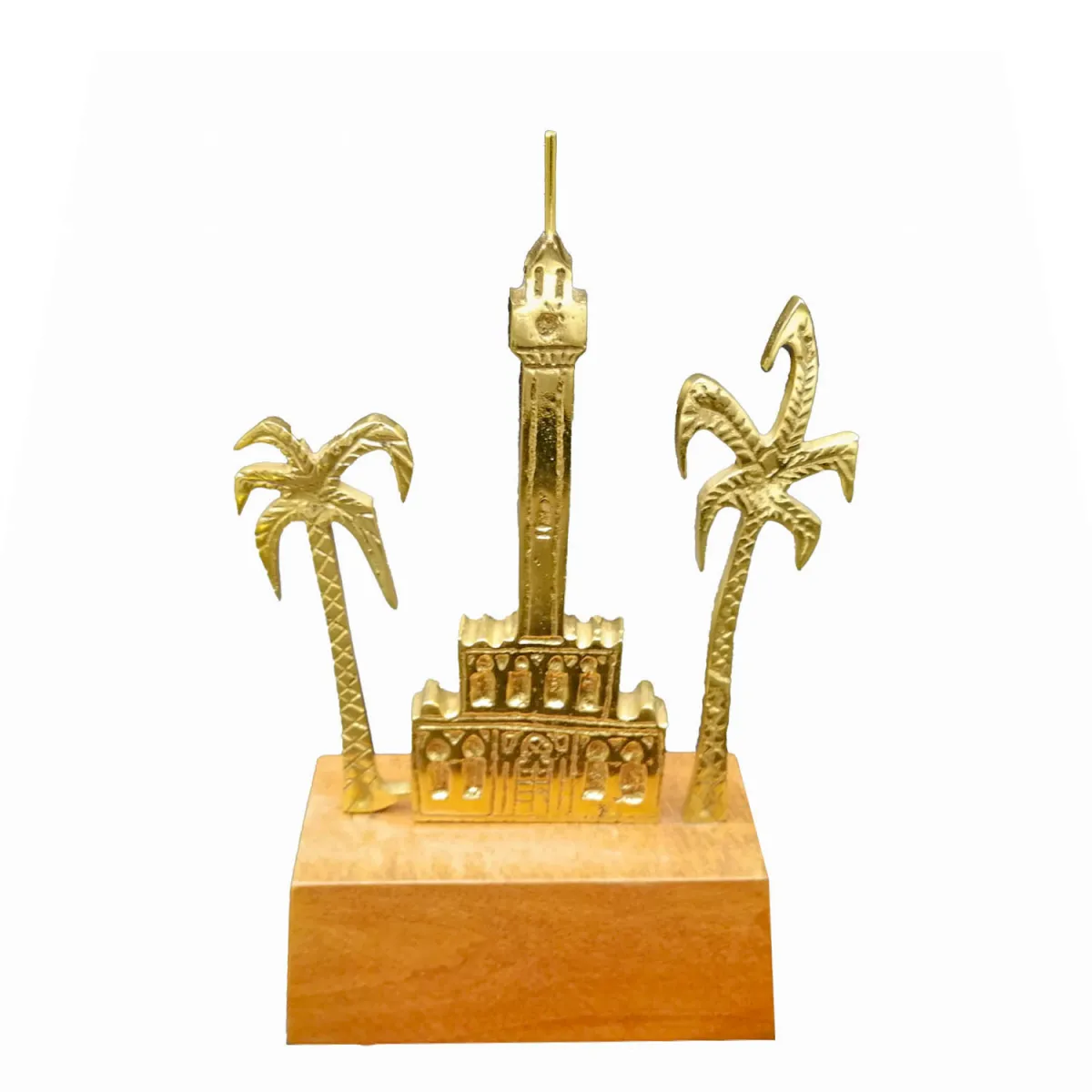 Kalender Döküm Pirinç Döküm İzmir Saat Kulesi 15.5Cm Detay 6