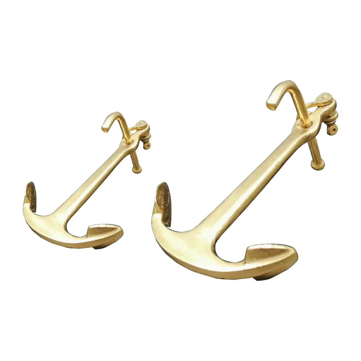 Kalender Döküm Pirinç Döküm Küçük Boy Çıpa Admiraltı 10.5Cm Detay 8