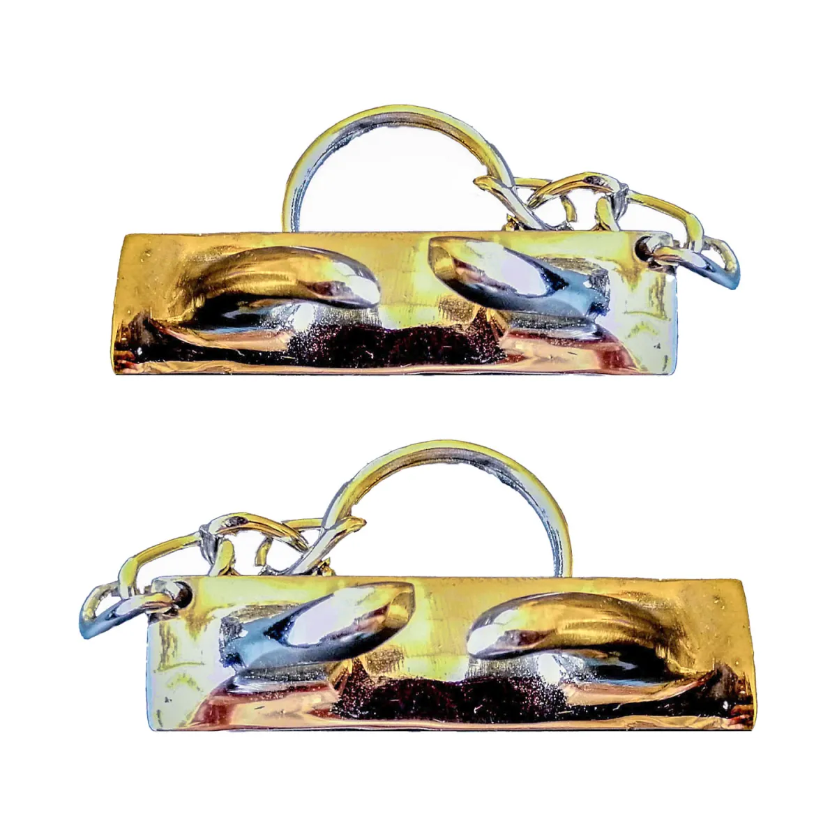Kalender Döküm Pirinç Döküm Kurt Ağzı Anahtarlık 5.5Cm 1 Adet Detay 2
