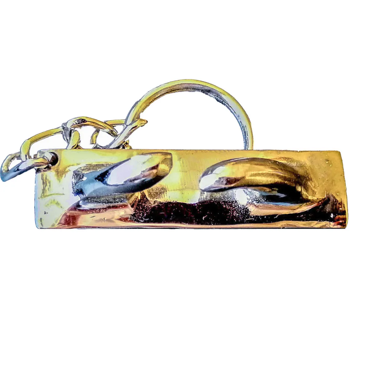 Kalender Döküm Pirinç Döküm Kurt Ağzı Anahtarlık 5.5Cm 1 Adet Detay 4