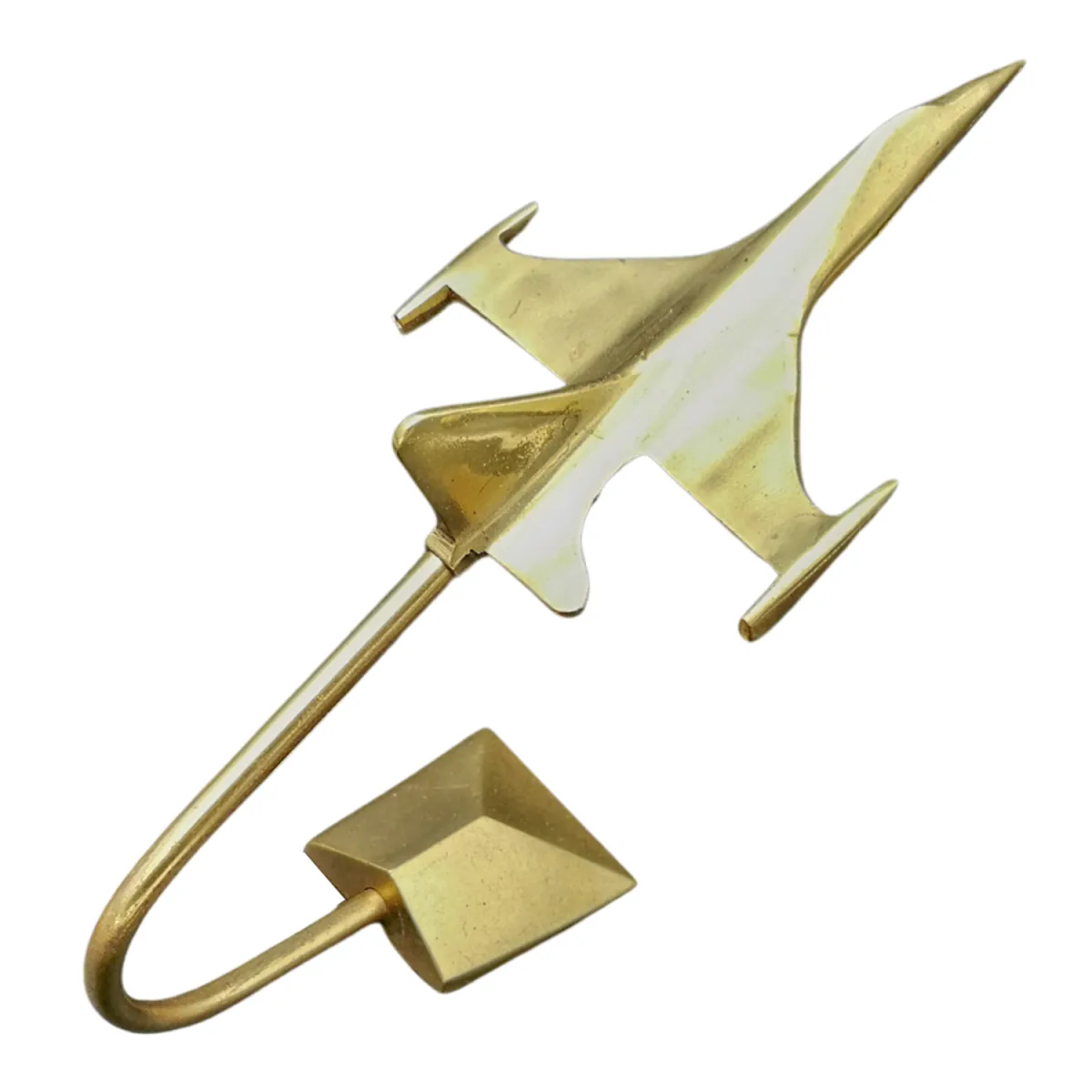 Kalender Döküm Pirinç Döküm Masa Üstü F16 Jet 15Cm Detay 5