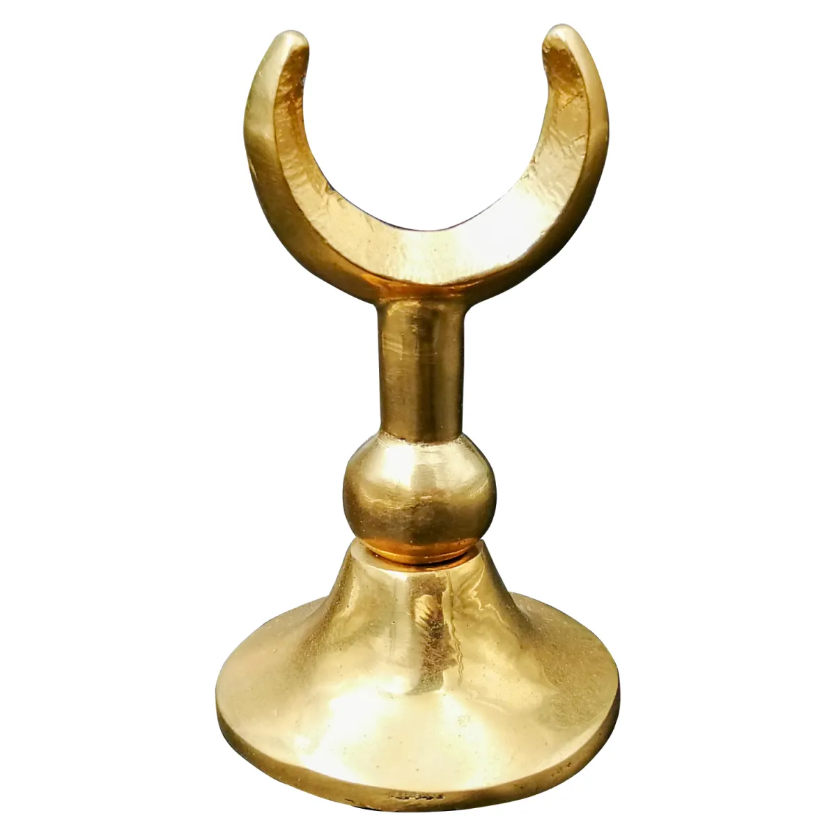 Kalender Döküm Pirinç Döküm Masa Üstü Hilal 8Cm Detay 7
