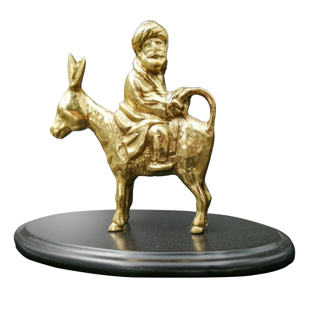 Kalender Döküm Pirinç Döküm Masa Üstü Nasrettin Hoca 19.5Cm Detay 7
