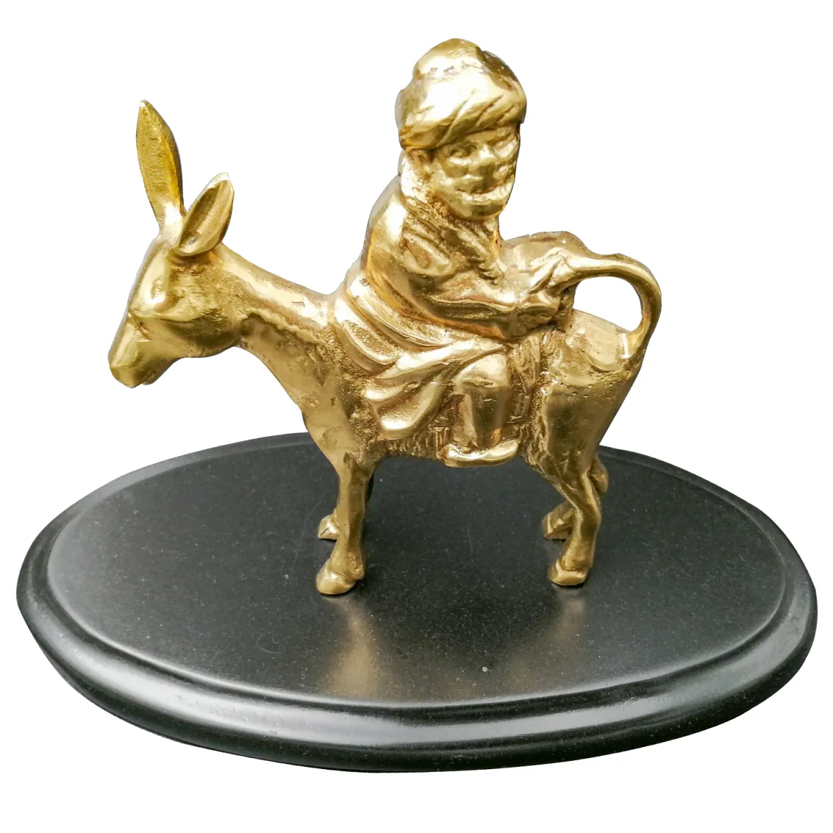 Kalender Döküm Pirinç Döküm Masa Üstü Nasrettin Hoca 19.5Cm Detay 5