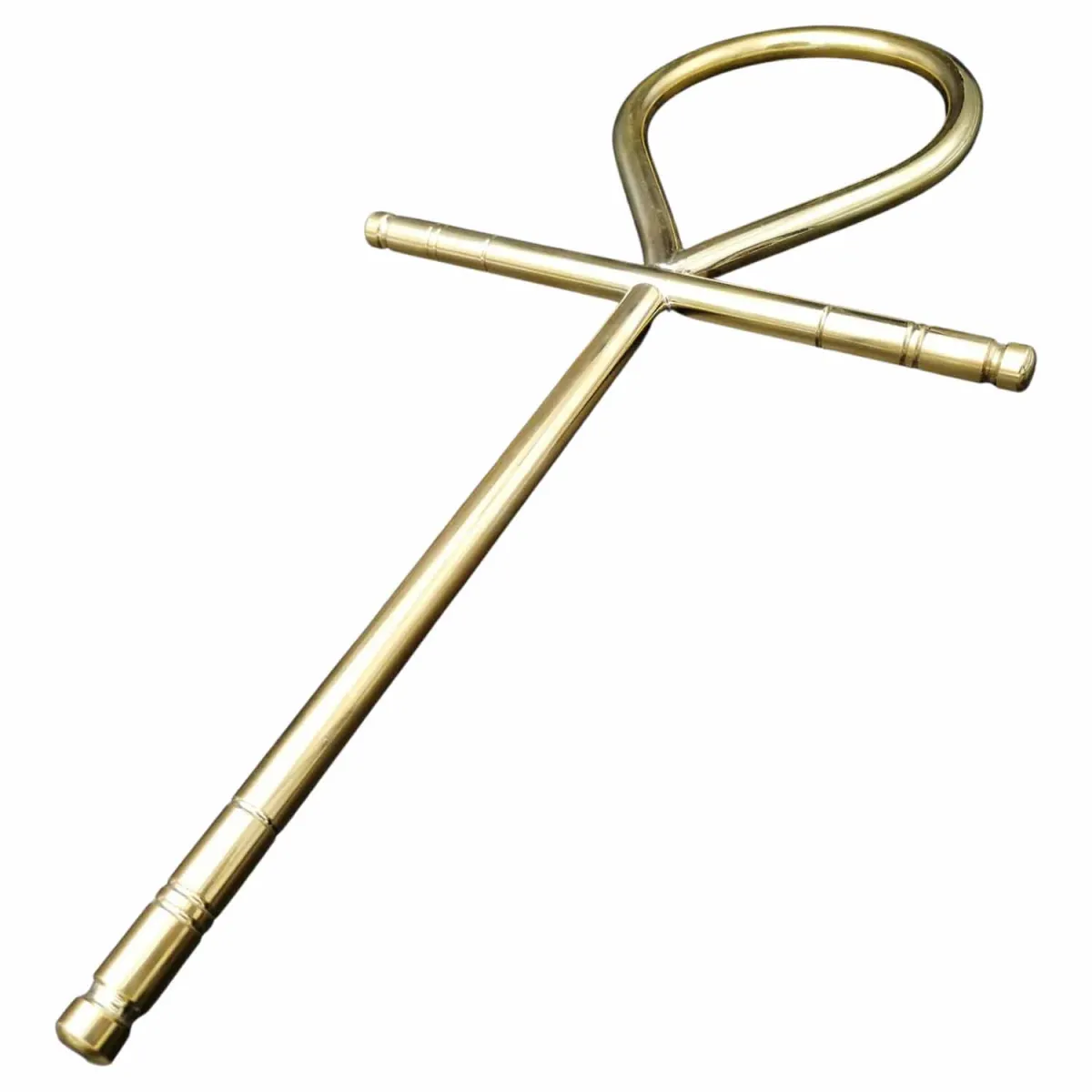 Kalender Döküm Pirinç Döküm Mısır Haçı (Ankh) 43Cm Detay 7