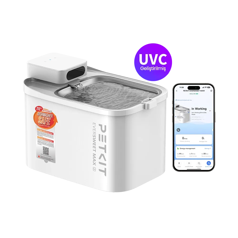Petkit Eversweet Max 2 (UVC) Su Pınarı