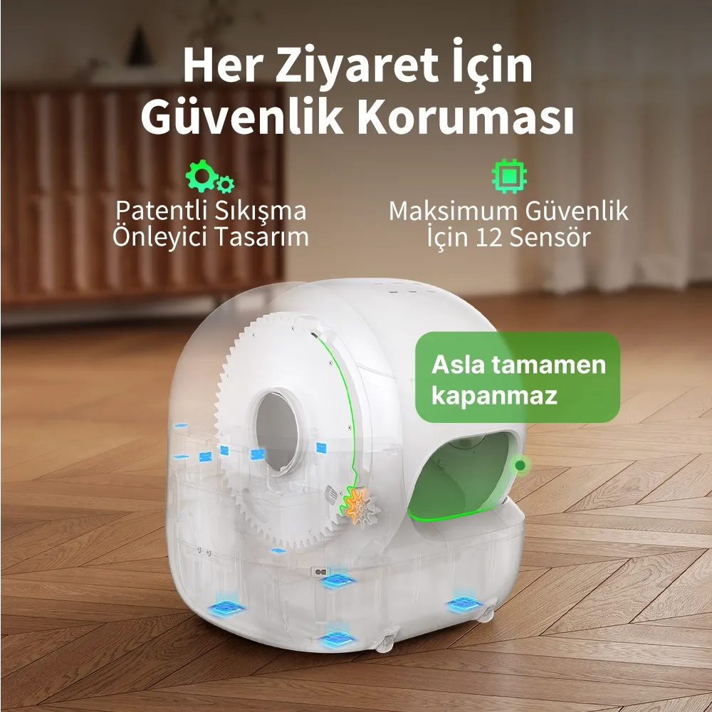 Petkit Purobot Max Pro 2 Akıllı Kedi Tuvaleti Detay 5