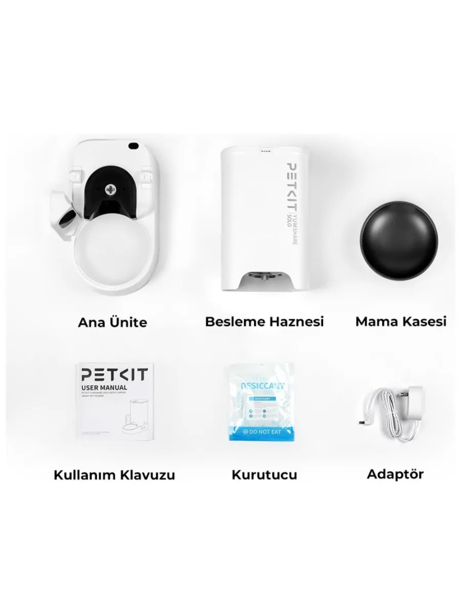 Petkit Yumshare Solo Kameralı Akıllı Mama Kabı Detay 10
