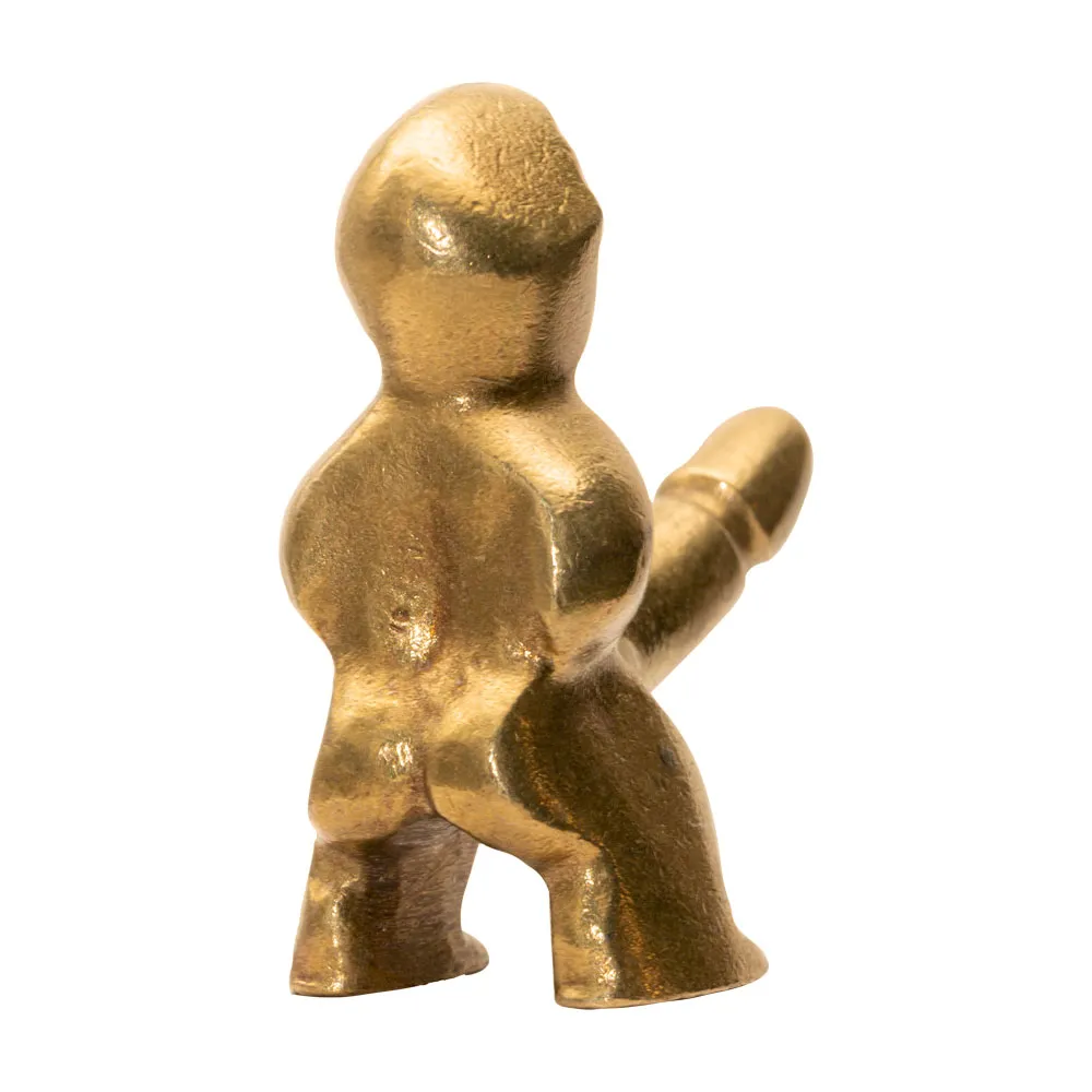 Pmdizayn Bereket Tanrısı Pirinç Döküm Biblo 6Cm Detay 4