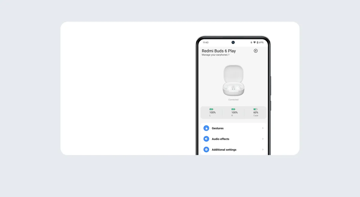 Redmi Buds 6 Play Bluetooth Kulaklık Detay 8