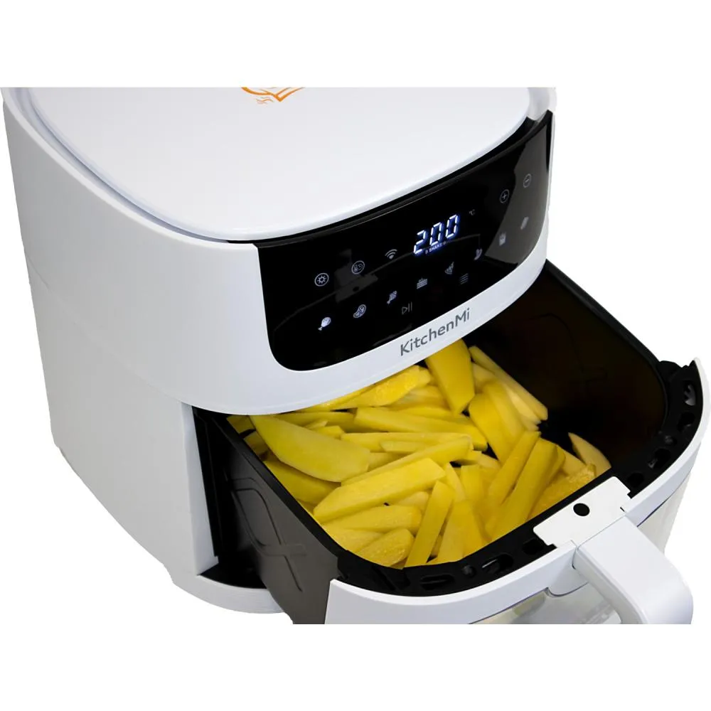 Xiaomi Kitchenmi Air Fryer 6L Fritöz Beyaz Detay 3