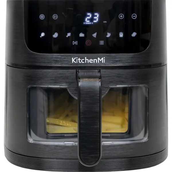 Xiaomi Kitchenmi Air Fryer 6L Fritöz Siyah Detay 7