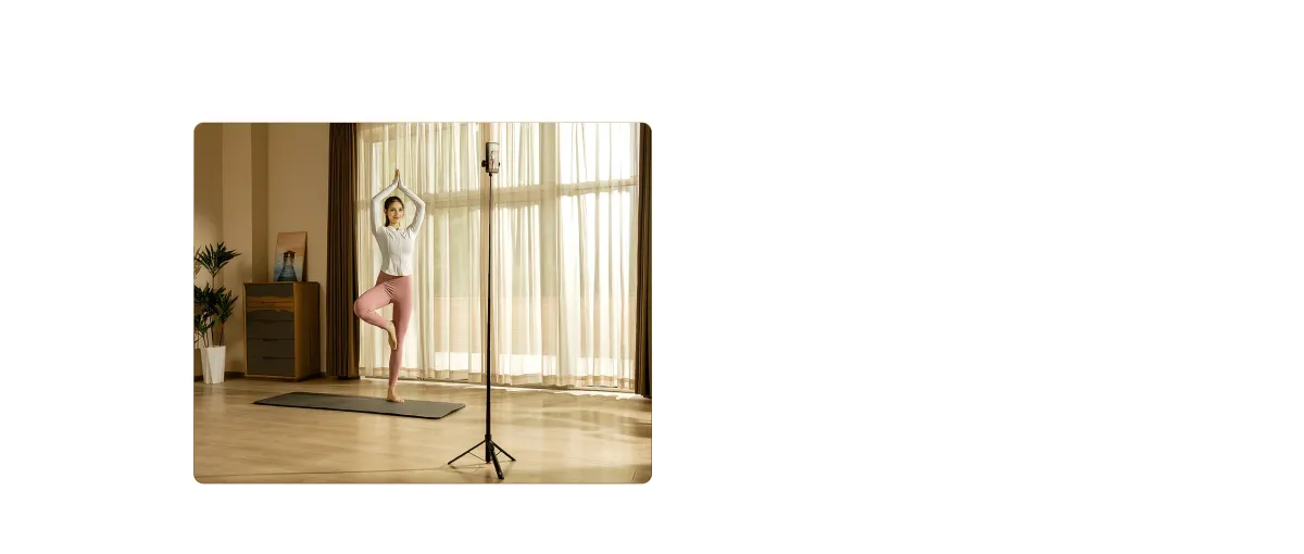 Xiaomi Zoom Floor Selfie Stick Tripod 62" Detay 8